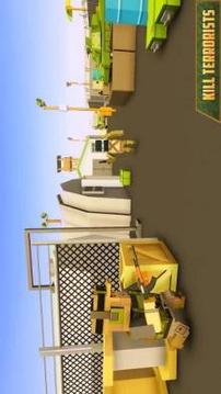 Blocky Army Base: Modern War Strike游戲截圖4
