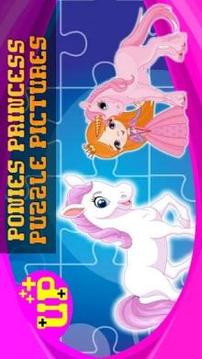 Ponies Princess Puzzle Pictures游戲截圖5