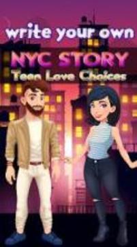 New York Story Teen Love City Choices Girls Games游戲截圖1