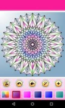Coloring Book - Mandala HD游戲截圖2