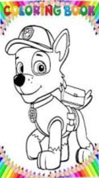 Paw Patrol coloring book by fans游戲截圖3