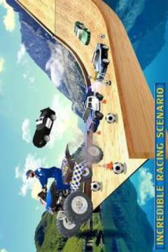 US Police Car Stunt Mega Ramp Racing游戲截圖2