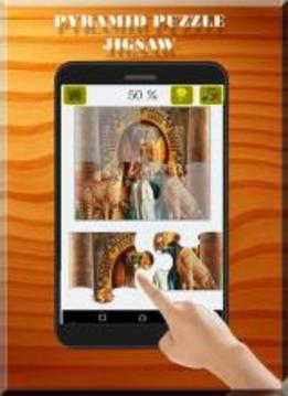 Pyramid jigsaw AntiStress : Free Puzzle游戲截圖2