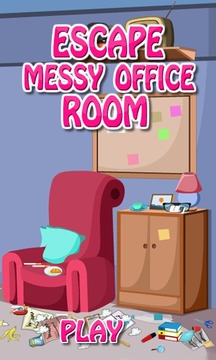 Escape Messy Office Room游戲截圖1