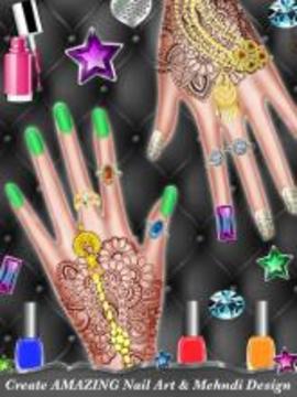 Muslim Hijab Makeover And Hand Art游戲截圖3