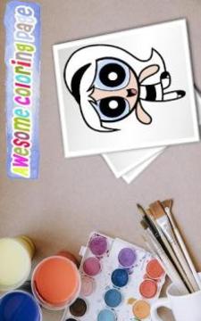 super coloring book power girls游戲截圖1