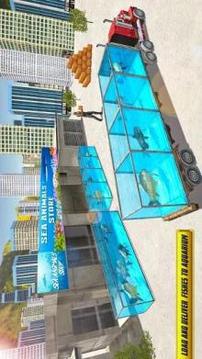 Transport Sea Animals Truck Cargo游戲截圖3