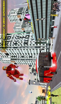 City Bus Driving: Superheroes Transport Simulator游戲截圖2