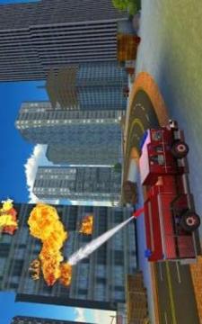 NY City FireFighter Simulator 2018 - Rescue Games游戲截圖3