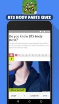 BTS Body Kpop Quiz Game游戲截圖2