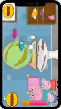 Pig Cleaning Bathroom游戏截图3