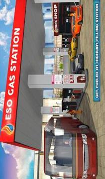Smart Bus Wash Service: Gas Station Parking Games游戲截圖2
