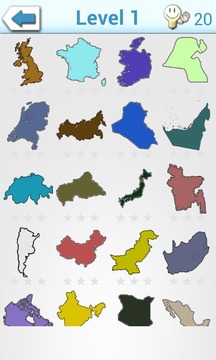 World Map Quiz Puzzle游戲截圖3