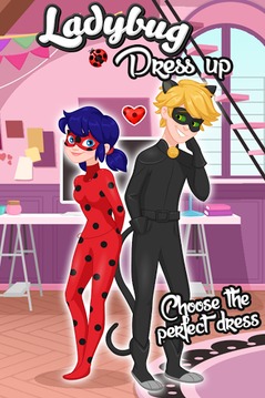 Ladybug and Cat Noir Dress up游戲截圖3