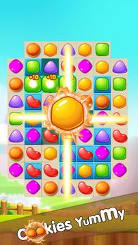 Yummy Cookie Star - Jelly Drop游戲截圖1