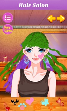Hollywood Fashion Hair Salon游戲截圖3
