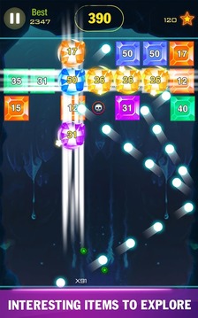 Block Breaker - Diamond Breaker - Break Block游戲截圖2