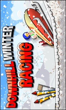 Downhill Winter Racing游戲截圖1