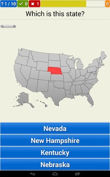 Geography of the USA Quiz游戲截圖4
