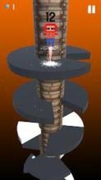 Spiral Man Helix Jump 3D游戲截圖1