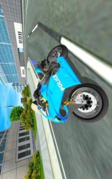 Police Bike Driver 3D : Simulator Game游戲截圖4