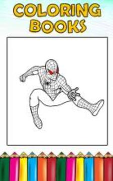How To Color Spider-Man (Spider Games)游戲截圖2