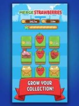 Merge Strawberry - Kawaii Idle Evolution Clicker游戏截图4