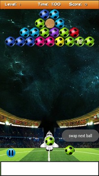 Galaxy Football Bubble游戲截圖4