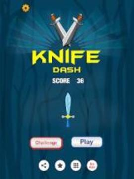 Knife Dash - Throw knives on target Flip Hit Slash游戲截圖5