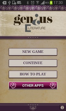Genius Literature Quiz Lite游戲截圖1