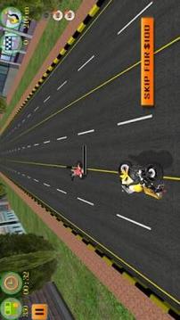 Heavy Bike Attack Race :Crazy Moto Stunt Rider游戲截圖1