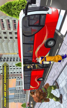 City Bus Driving: Superheroes Transport Simulator游戲截圖5