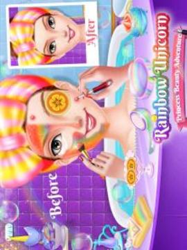 Rainbow Unicorn - Princess Beauty Adventures游戲截圖3
