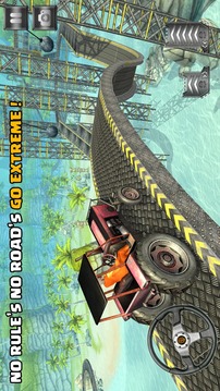 Impossible Tractor Stunts : Offroad Tracks游戲截圖3