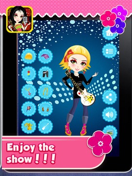 Rockstar Girl Dressup游戲截圖5