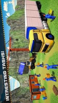 Cargo Crew Truck Sea Port Driver游戲截圖1