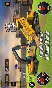 City Heavy Excavator: Construction Crane Pro 2018游戲截圖2