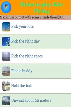 Rules to play Kite Flying游戲截圖2