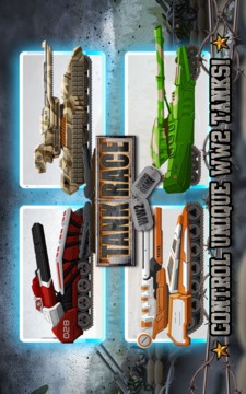 Tank Race: WW2 Shooting Game游戲截圖1