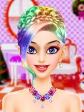 Candy Makeup - Sweet Sparkle Salon游戲截圖3