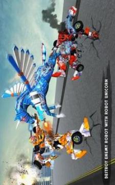 Robot Unicorn Bike Transform Battleground Royale游戲截圖5