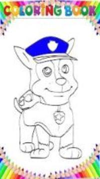 Paw Patrol coloring book by fans游戲截圖5