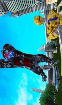 Futuristic Robot Transforming Gorilla Attack City游戲截圖1