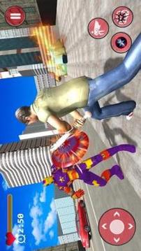 Flying Captain Superhero robot Crime City Battle游戲截圖4