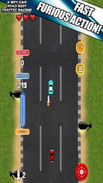 Spy Car Road Riot Traffic Race游戲截圖3