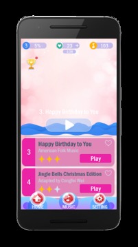 Piano Pink Tiles游戲截圖1