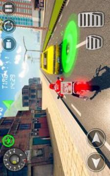SuperHero Pizza Delivery - Bike Stunts Games 2018游戲截圖4