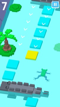 Blocky Jumping Run Avoid Shark游戲截圖3