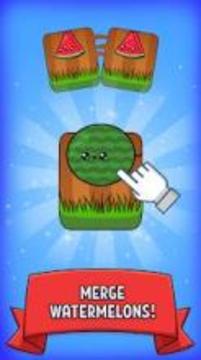 Merge Watermelon - Kawaii Idle Evolution Clicker游戲截圖4