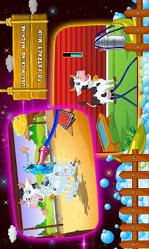 Farm Milk Butter Factory: kids Maker Game游戲截圖2